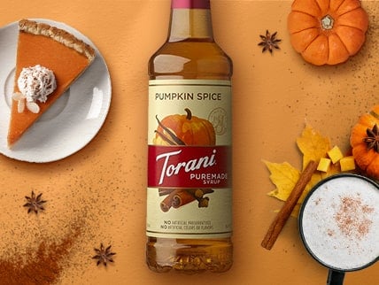 Torani Puremade Pumpkin Spice Flavoring Syrup