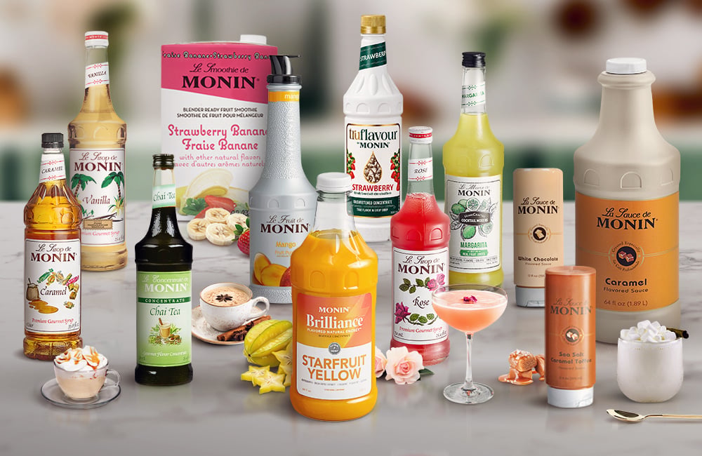 Monin Syrups & Fruit Purees
