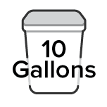 10 Gallons