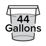44 Gallons