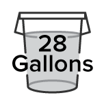 28 Gallons