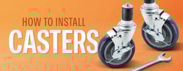 How to Install Casters on a Work Table