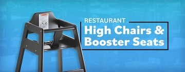 Types of Restaurant High Chairs and Booster Seats
