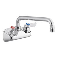 Regency Wall Mount Faucet with 10 inch Swing Spout and 4 inch Centers