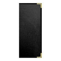 H. Risch, Inc. Oakmont Black 3-View Menu Cover