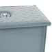 A white metal Watts grease trap box with a lid and handle.